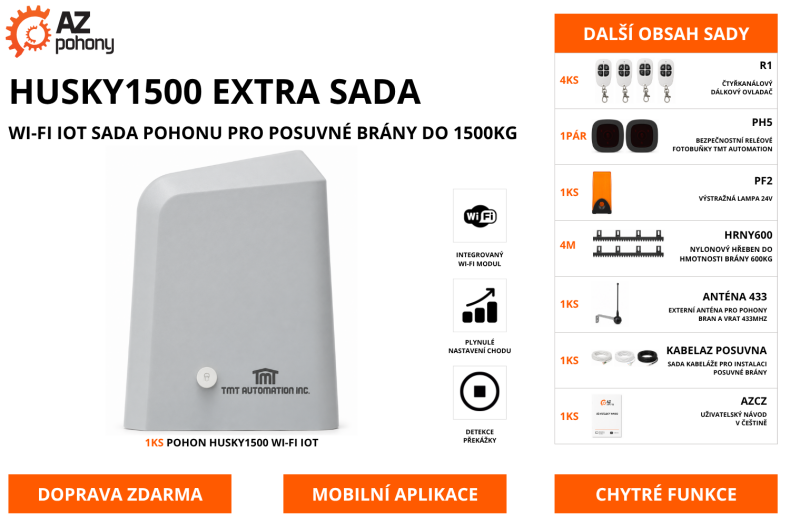 HUSKY1500 EXTRA SADA